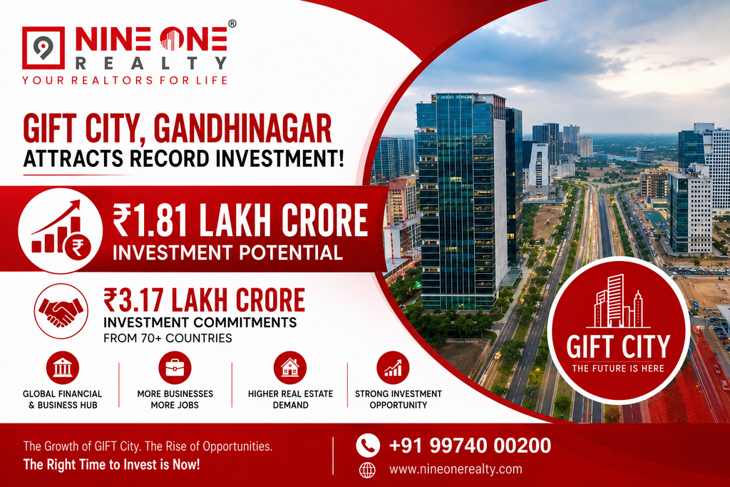 GIFT City Gandhinagar Attracts ₹1.81 Lakh Crore Investment: What It Means for Real Estate in 2026